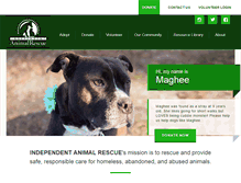 Tablet Screenshot of animalrescue.net