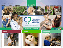 Tablet Screenshot of animalrescue.org